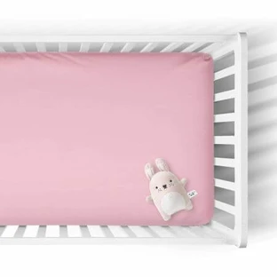 Knitted elastic sheet, 120x60 cm, Pink, Tuxi Brands