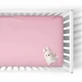 Knitted elastic sheet, 120x60 cm, Pink, Tuxi Brands