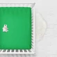 Sábana con elástico, 95x65, Verde, Tuxi
