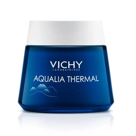 Vichy Aqualia Thermal SPA Gel-Crema Hidratante de Noche con efecto anti-obesidad, 75 ml