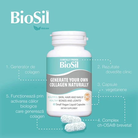 Biosil Advanced Collagen Generator, 60 Kapseln