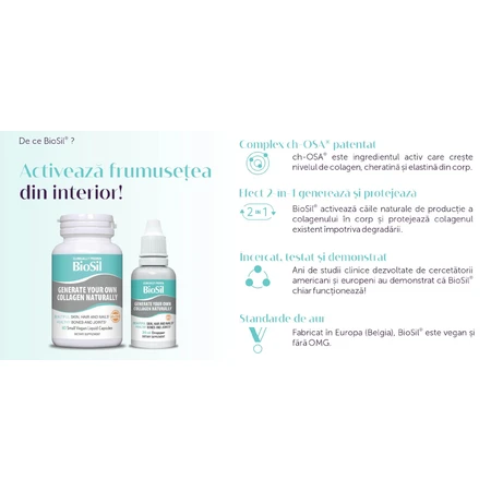 Biosil Advanced Collagen Generator, 60 Kapseln