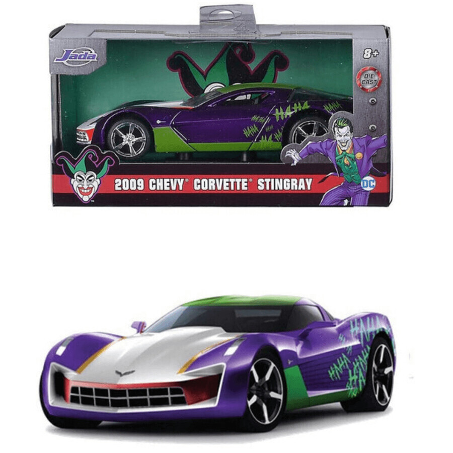 Joker 2009 Chevy Corvette Stingray, +8 ans, Jada