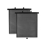 Retractable car sunshade, Black, 40x45 cm, Fillikid
