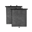Retractable car sunshade, Black, 40x45 cm, Fillikid