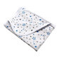 Cotton blanket, 95x75 cm, Stars, Baltic Baby