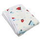 Double quilted muslin blanket, 80x100 cm, Baltic Bebe
