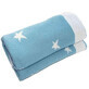 Paturica Midnight Stars, 80x100 cm, Blu, Tuxi Brands