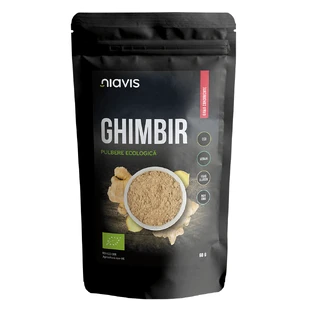 Jengibre ecológico en polvo, 60 g, Niavis