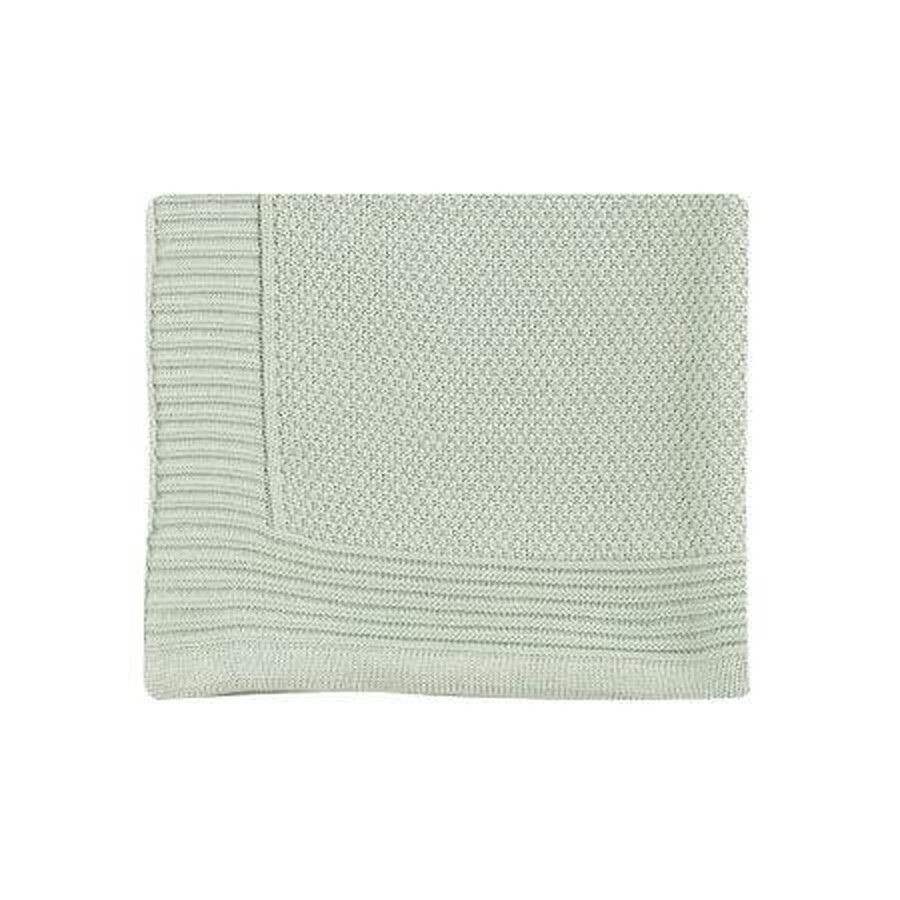 Buy Knitted cotton blanket Mint, 95 x 95 cm, Pirulos Knitted cotton blanket Mint, 95 x 95 cm, Pirulos