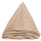 Baumwollstrickdecke, 100x80 cm, Taupe Flower, Fillikid
