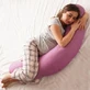 Maternity and Nursing Pillow 2in1 Large, Purple, Twindeco