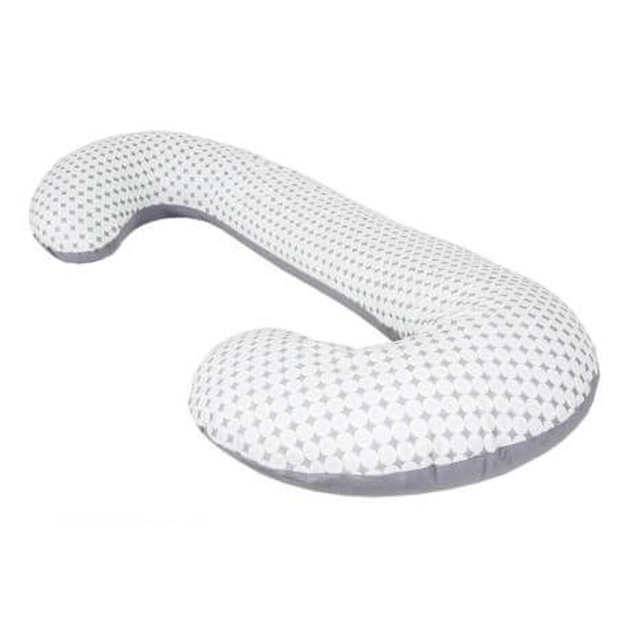 Duo Diamonds Circles Multifunctioneel Kussen, 300 x 30 cm, Ceba Baby