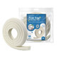 Thick foam roll for furniture corners 2 meters, Ecru, Sipo