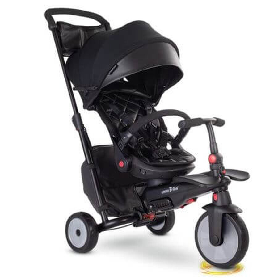 STR7 Smart Fold Urban, Black, Smart Trike 7 in 1 folding tricycle for children