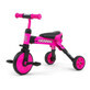 Foldable tricycle convertible into a bike without pedals Grande, +12 months, Pink, Milly Mally
