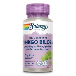 Ginkgo Biloba 60mg Solaray, 60 Kapseln, Secom