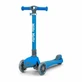 Boogie opvouwbare step met verlichte wielen, Blauw, Milly Mally