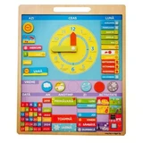 Magnetic calendar in Romanian, BigJigs