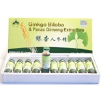 Ginkgo Biloba y Panax Ginseng, 10 ampollas x 10ml, Sanye