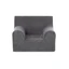 Sillón de terciopelo para niños, Gris, Twindeco