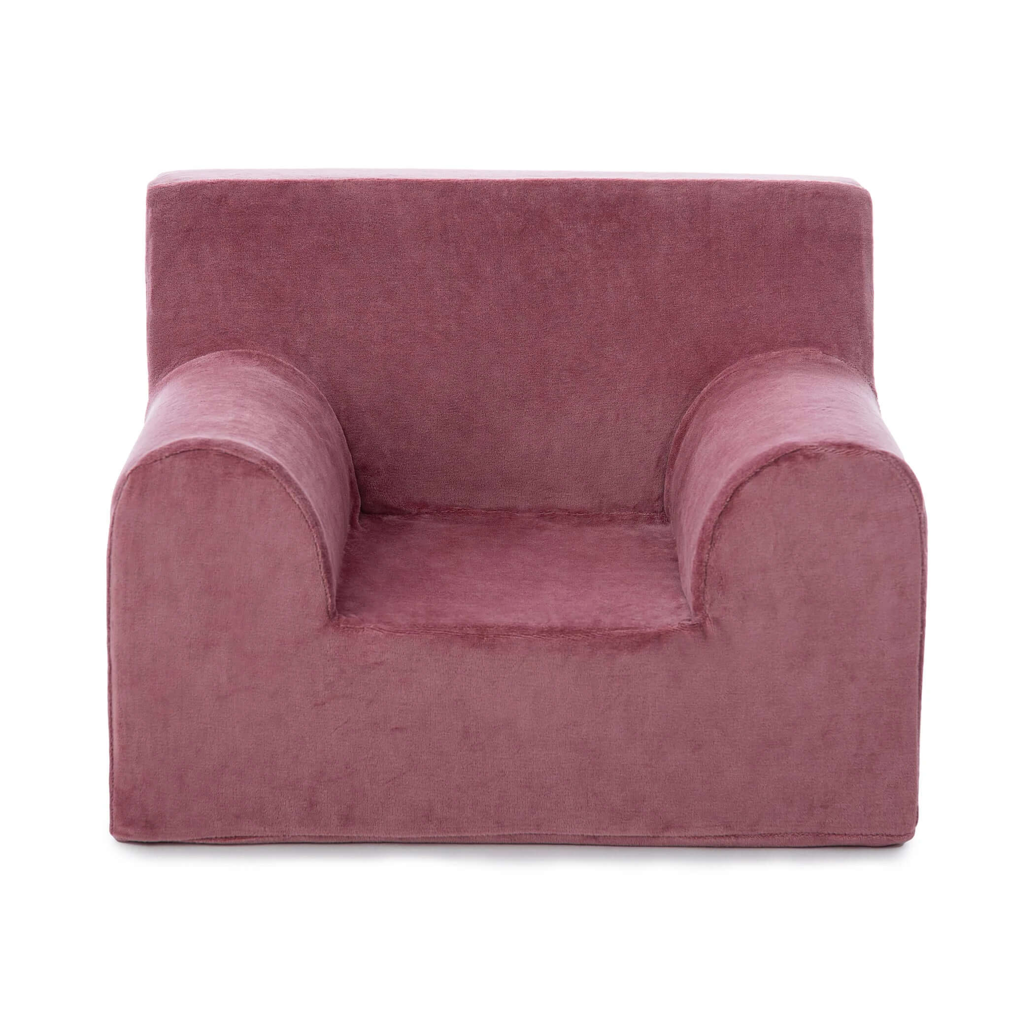 Velvet children's armchair, Antique Pink, Twindeco