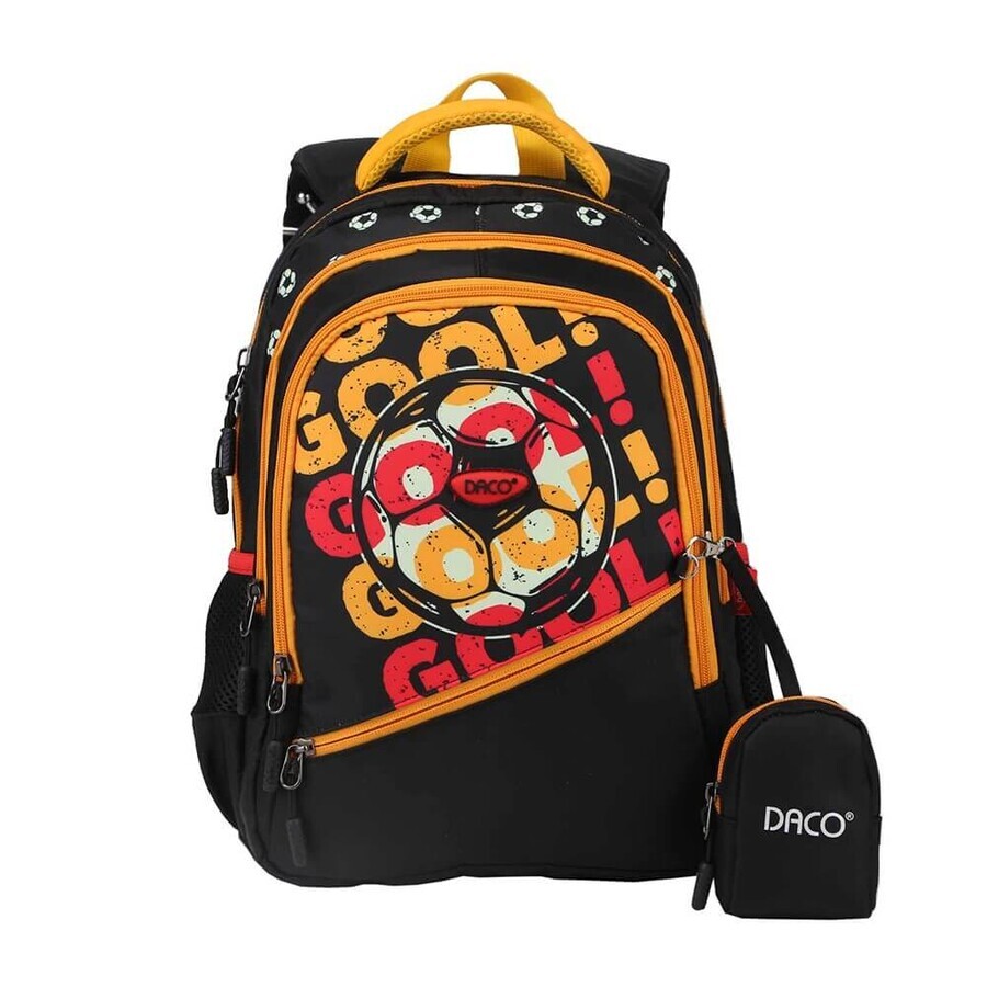 Black Gool School Backpack, 38 cm, Daco