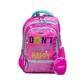 Pink backpack Don&#39;t Worry be Happy, 38 cm, Daco