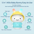Conejito interactivo con cuentos y canciones, Roz, Alilo Baby Bunny