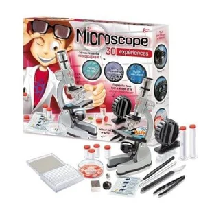 Kit Microscopio 30 Experimentos, +8 años, Buki