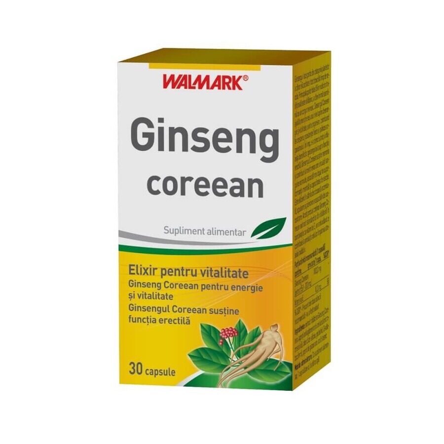 Koreanischer Ginseng, 30 Kapseln, Walmark