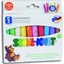 Plastilina, atóxica, 10 colores, 6280102, Feuchtmann