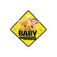 Warning sign, Baby On Board, Winnie the Pooh, 9625, Disney