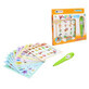 Set of 12 English boards with interactive pencil, +3 years, Y-Pen