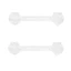 Set of 2 Adjustable Safety Catches Transparent, 15.2x1.1x3.8 cm, Kikka Boo