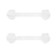 Set of 2 Adjustable Safety Catches Transparent, 15.2x1.1x3.8 cm, Kikka Boo