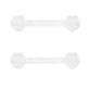 Set of 2 Adjustable Safety Catches Transparent, 15.2x1.1x3.8 cm, Kikka Boo