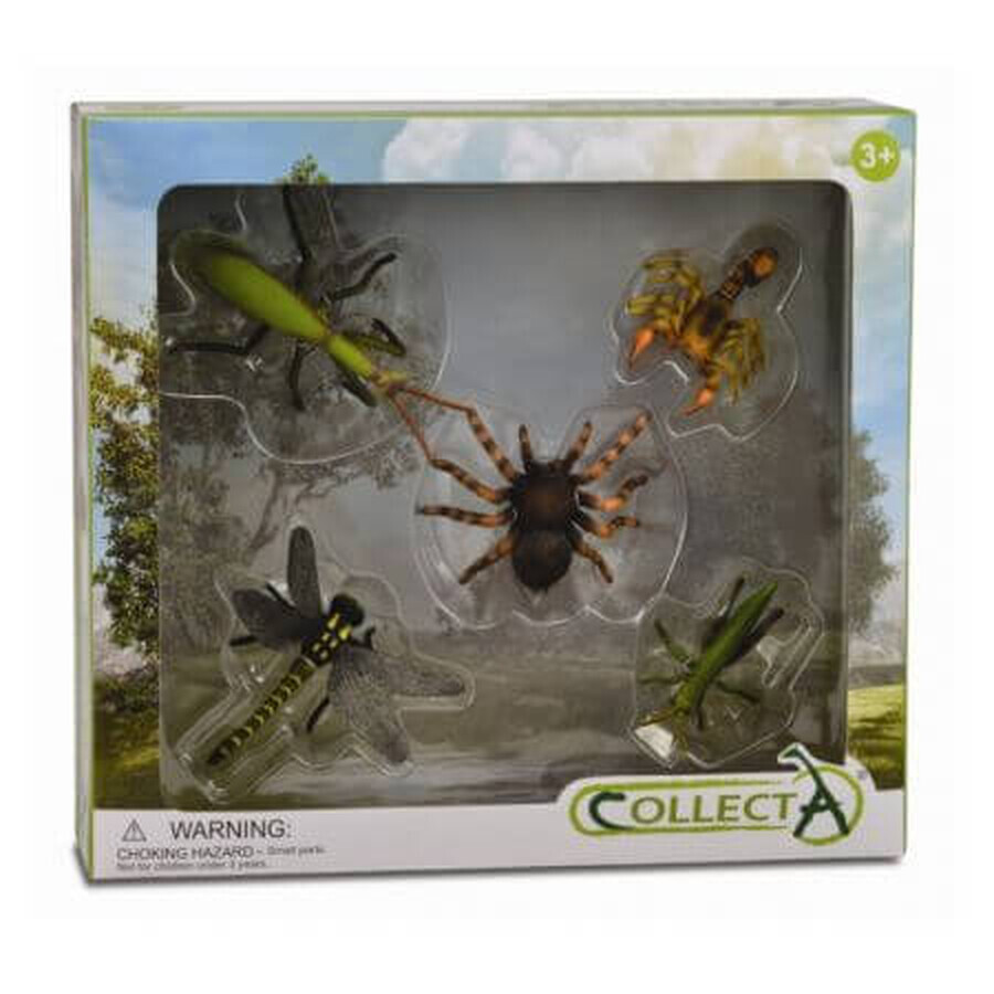 Set of 5 insect figurines, +3 years, Collecta