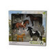 Set van 5 beeldjes, leven van paarden, Collecta