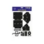 Set of bumper stickers model Strada, Playbox