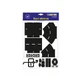 Set of bumper stickers model Strada, Playbox