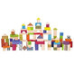 Wooden cube set, 100 pieces, New Classic Toys