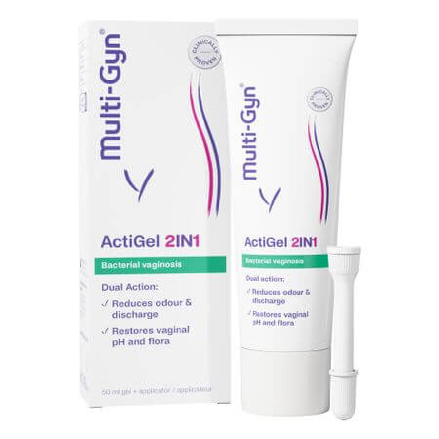 Actigel Multi-Gyn to prevent and treat vaginal discomfort, 50 ml, Bioclin