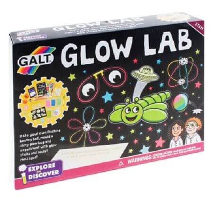 Expérience, laboratoire de luminescence, +6 ans, Galt