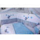 Baby-Bettw&#228;sche-Set 120&#215;60 cm Elefant, 9-teilig, grau-blau, MyKids