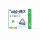 Juego magnético Magbrix, 3 años+, 6 piezas cuadradas grandes, Magblox