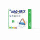 Magbrix magnetische set, 3 jaar+, 6 grote vierkante stukken, Magblox
