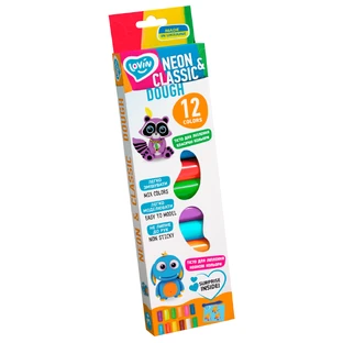 Knetmasse-Set Classic Lovin'Do, +3 Jahre, 12 Farben, Okto