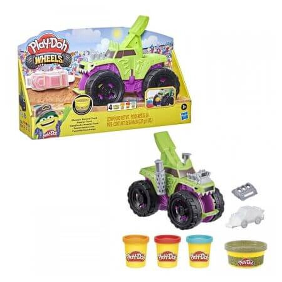 Monster Truck Chomping Play Doh, +3 jaar, Play Doh