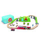 Set di treni rustici e scatola portaoggetti, Hape